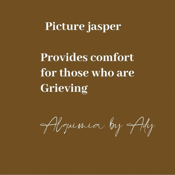 Chunky turquoise Picture jasper beaded bracelet /maximalist - Picture 4 of 4